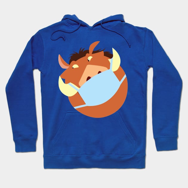 Pumbaa with mask - Hakuna Matata Hoodie by LuisP96